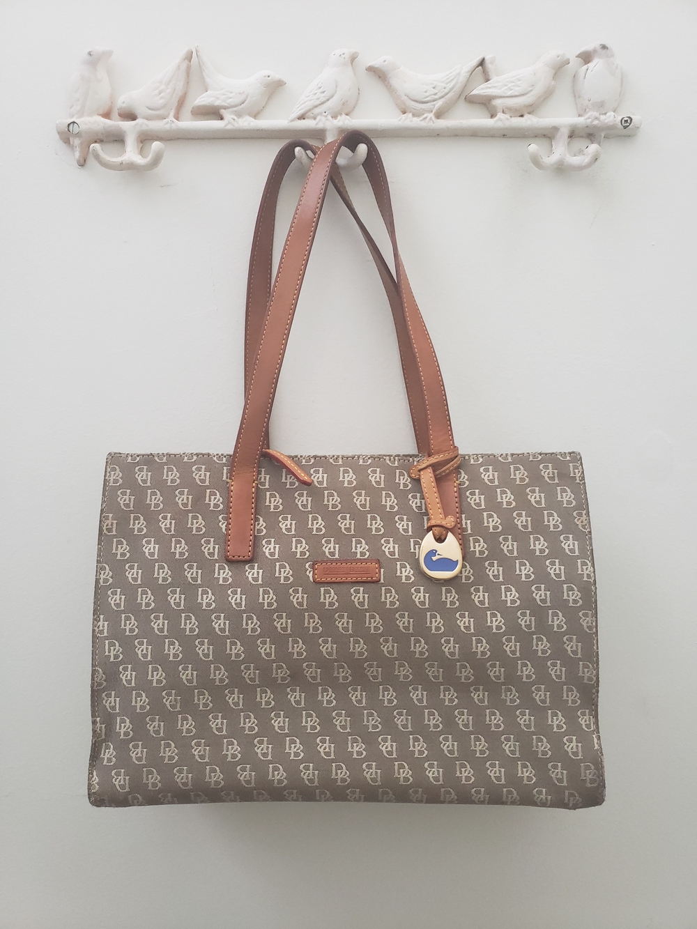 Dooney & Bourke Monogram East West Canvas Tote Bag Fair